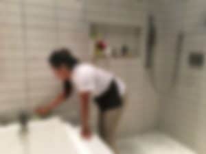 maid cleaning