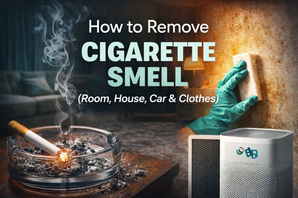 How to Remove Cigarette Smell (From a Room, House, Car, and Clothes)